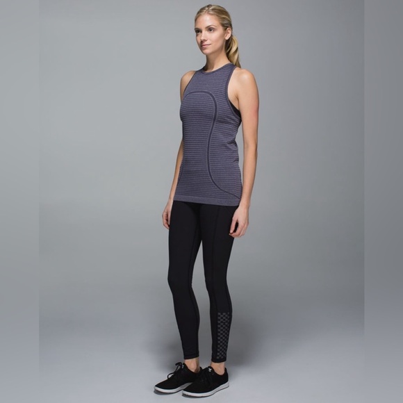 Lululemon Run: Swiftly Tech Tank,size 6
Rugby Stripe Tonal Heathered Black Grape - Picture 5 of 13